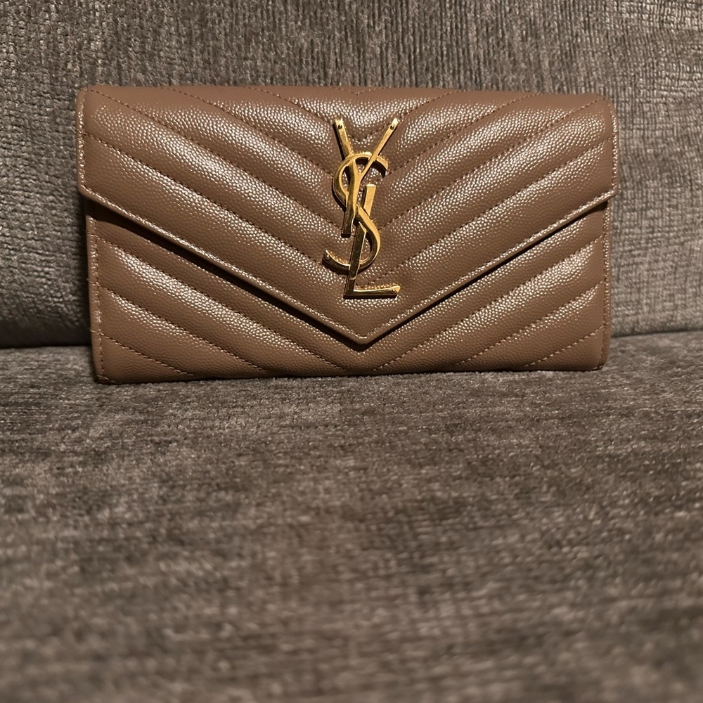 Large Authentic YSL wallet